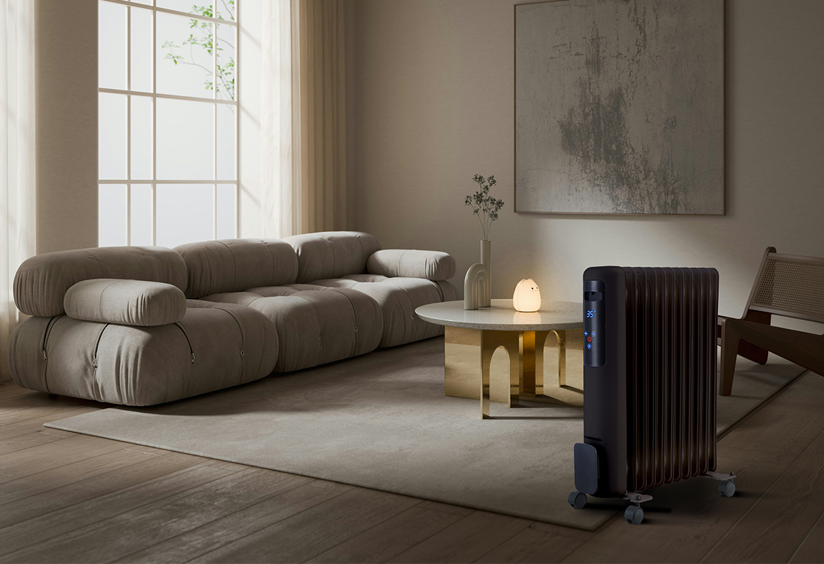 Στην εικόνα απεικονίζονται οι διακόπτες του καλοριφερ